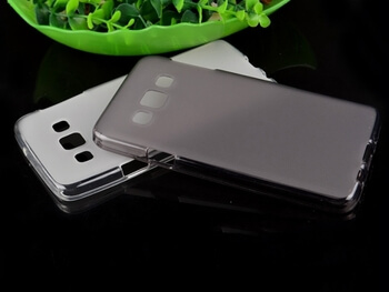 Silikonový mléčný ochranný obal pro Samsung Galaxy A3 A300F - bílý