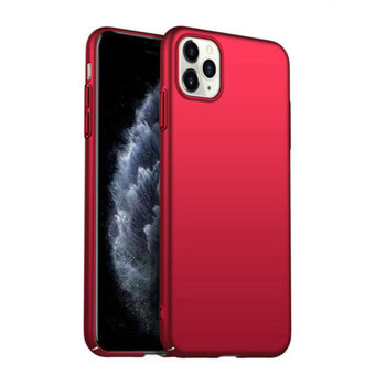 Ochranný plastový kryt pro Apple iPhone 12 - červený