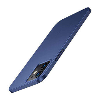 Ochranný plastový kryt pro Apple iPhone 12 mini - modrý