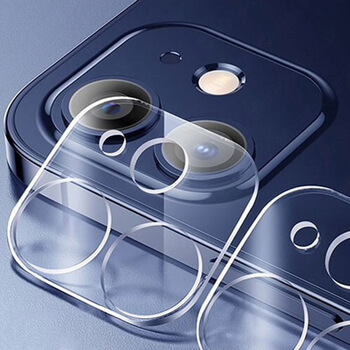 3x Ochranné sklo pro objektiv fotoaparátu a kamery pro Apple iPhone 12 - 2+1 zdarma