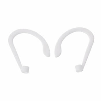 Ušní silikonové držáky háčky proti vypadnutí za ucho pro Apple AirPods 1.generace (2016) - bílé