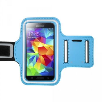 Sportovní pouzdro na běhání - na ruku - světle modré