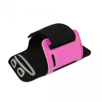 Sportovní pouzdro na běhání - na ruku - tmavě růžové