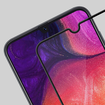 3x 3D ochranné tvrzené sklo s rámečkem pro Samsung Galaxy A31 A315F - černé - 2+1 zdarma