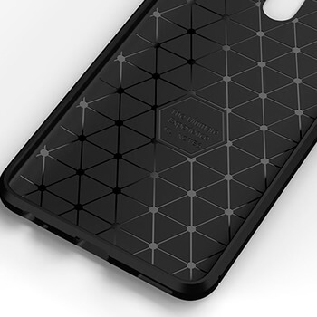 Ochranný silikonový obal karbon pro Samsung Galaxy A20s SM-207F - černý