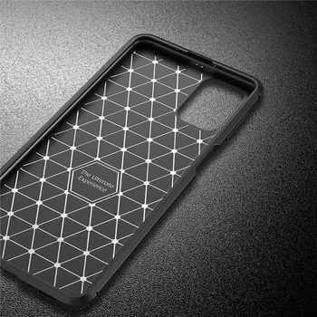 Ochranný silikonový obal karbon pro Samsung Galaxy M31s M317F - černý