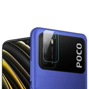 3x Ochranné sklo na čočku fotoaparátu a kamery pro Xiaomi POCO M3 - 2+1 zdarma