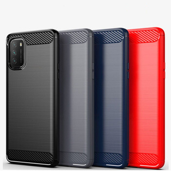 Ochranný silikonový obal karbon pro Xiaomi POCO M3 - černý