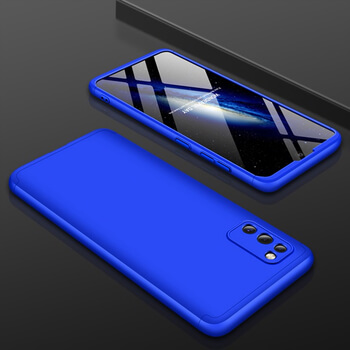 Ochranný 360° celotělový plastový kryt pro Xiaomi POCO M3 - modrý