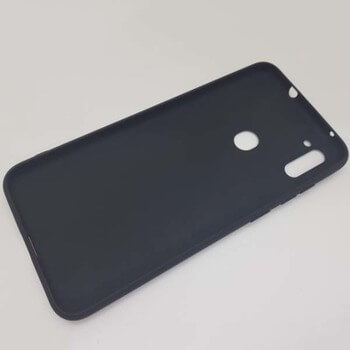 Extrapevný silikonový ochranný kryt pro Samsung Galaxy M11 - černý