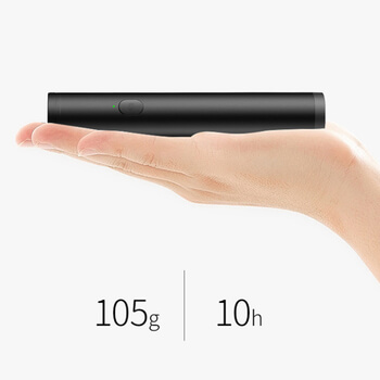 Bluetooth bezdrátová selfie tyč s ovládáním 66 cm - černá rukojeť