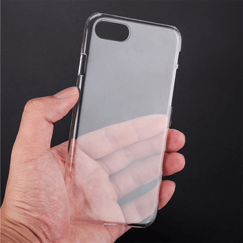 Ultratenký silikonovo plastový kryt pro Apple iPhone 7 Plus - průhledný