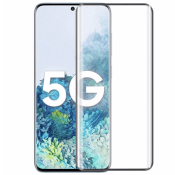 3x 3D ochranné tvrzené sklo s rámečkem pro Samsung Galaxy S21 G991B - černé - 2+1 zdarma