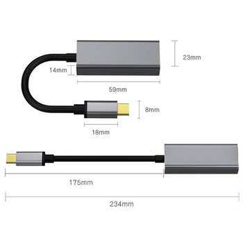 Redukce USB Type C USB-C na LAN