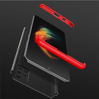 Ochranný 360° celotělový plastový kryt pro Samsung Galaxy M51 M515F - černý