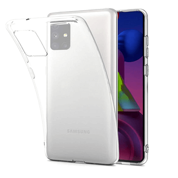 Silikonový obal pro Samsung Galaxy M51 M515F - průhledný