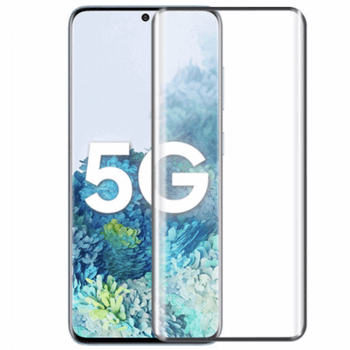 3x 3D ochranné tvrzené sklo pro Samsung Galaxy S21 Ultra 5G G998B - černé - 2+1 zdarma