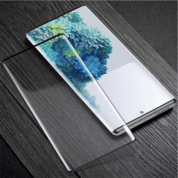 3x 3D ochranné tvrzené sklo pro Samsung Galaxy S21 Ultra 5G G998B - černé - 2+1 zdarma