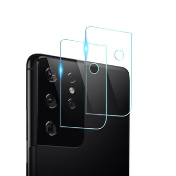 3x Ochranné sklo na čočku fotoaparátu a kamery pro Samsung Galaxy S21 Ultra 5G G998B - 2+1 zdarma