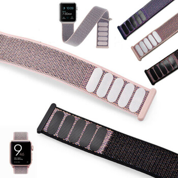 Nylonový pásek pro chytré hodinky Apple Watch SE 40 mm (2020) - tmavě modrý