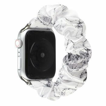 Elastický pásek pro chytré hodinky Apple Watch 44 mm (4.série) - bílo černý