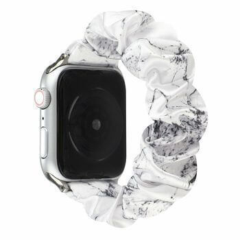 Elastický pásek pro chytré hodinky Apple Watch 44mm (6.série) - bílo černý