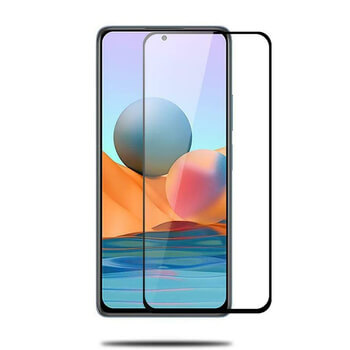 3x 3D ochranné tvrzené sklo s rámečkem pro Xiaomi Redmi Note 10 - černé - 2+1 zdarma