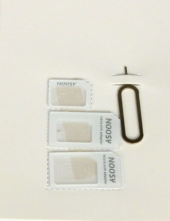 NOOSY Redukce na SIM Mini, Micro, Nano SIM karty