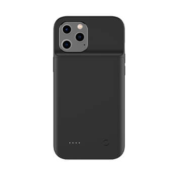 3v1 Silikonové pouzdro s externí baterií smart battery case power bank 3500 mAh pro Apple iPhone 12 - černé