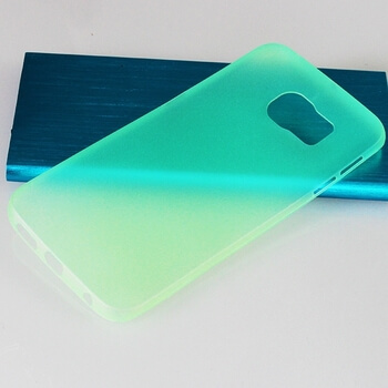 Ultratenký plastový kryt pro Samsung Galaxy S6 Edge - zelený