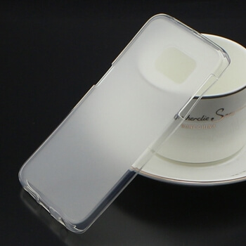 Silikonový mléčný ochranný obal pro Samsung Galaxy S6 Edge - bílý