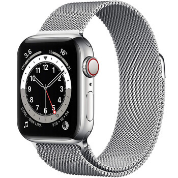 Elegantní kovový pásek pro chytré hodinky Apple Watch 42 mm (1.série) - stříbrný