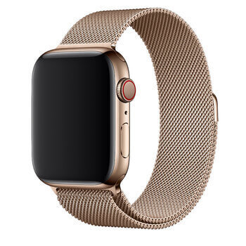 Elegantní kovový pásek pro chytré hodinky Apple Watch 44 mm (6.série) - stříbrný