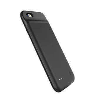 3v1 Silikonové pouzdro s externí baterií smart battery case power bank 3500 mAh pro Xiaomi Redmi Note 9 - černé