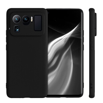 Extrapevný silikonový ochranný kryt pro Xiaomi Mi 11 Ultra - černý