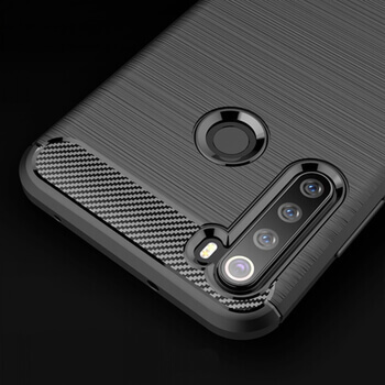 Ochranný silikonový obal karbon pro Xiaomi Redmi 9T - černý