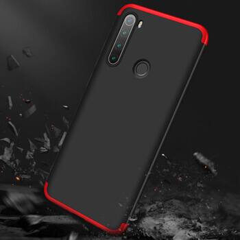 Ochranný 360° celotělový plastový kryt pro Xiaomi Redmi 9T - červený