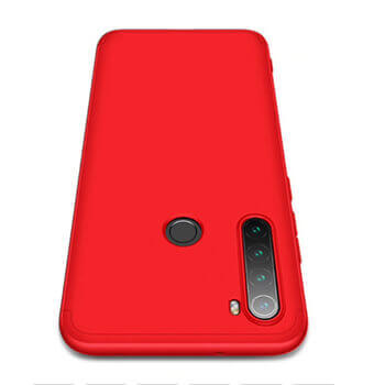 Ochranný 360° celotělový plastový kryt pro Xiaomi Redmi 9T - červený