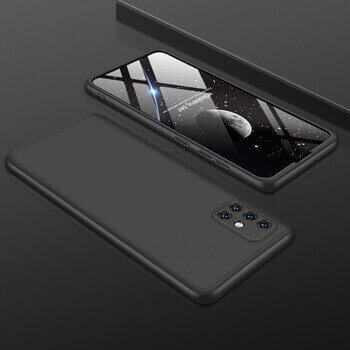 Ochranný 360° celotělový plastový kryt pro Samsung Galaxy A32 SM-A325F 4G - černý