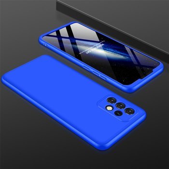 Ochranný 360° celotělový plastový kryt pro Samsung Galaxy A32 SM-A325F 4G - modrý