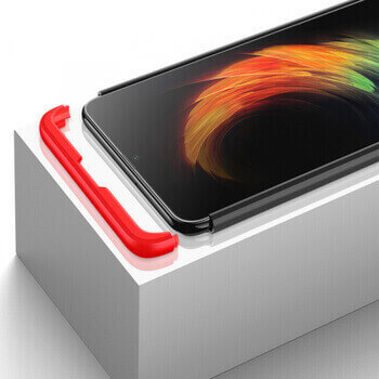Ochranný 360° celotělový plastový kryt pro Samsung Galaxy A32 SM-A325F 4G - červený