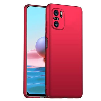 Ochranný plastový kryt pro Xiaomi Redmi Note 10 5G - červený