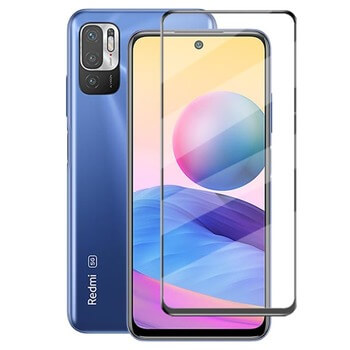 3D ochranné tvrzené sklo s rámečkem pro Xiaomi Redmi Note 10 5G - černé