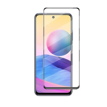 3x 3D ochranné tvrzené sklo s rámečkem pro Xiaomi Redmi Note 10 5G - černé - 2+1 zdarma