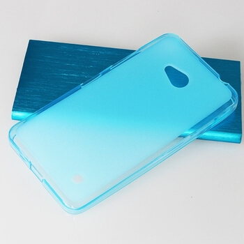 Silikonový mléčný ochranný obal pro Nokia Lumia 640 LTE - modrý