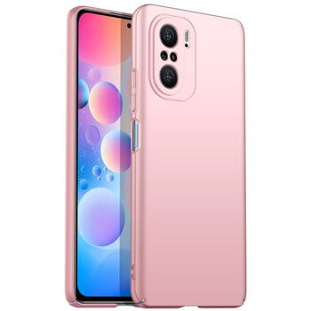 Ochranný plastový kryt pro Xiaomi Poco F3 - růžový