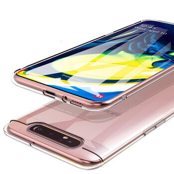 Ultratenký plastový kryt pro Samsung Galaxy A80 A805F - průhledný
