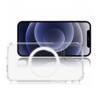 Ochranný silikonový obal MagSafe s integrací pro bezdrátové nabíjení Apple iPhone 13 - průhledný