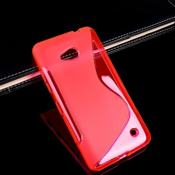 Silikonový ochranný obal S-line pro Nokia Lumia 640 LTE - růžový