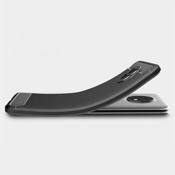 Ochranný silikonový obal karbon pro Xiaomi Redmi Note 9T - černý
